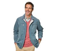 Aldon Men's Micromoss Woven Blouson Style Jacket Stylish, Showerproof, and Versatile with Contrast Trims and Multiple Pockets Petrel M