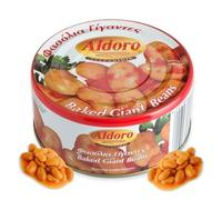Aldoro Gigantes Greek Giant Baked Beans in Tomato Sauce, Pack of 1, 280 g Tin | Tinned White Bean in a Rich Herby Sauce | Meze Recipe from Greece | Long Shelf Life | Vegan-Friendly Cypriot Products