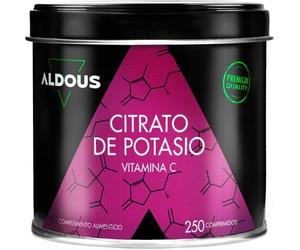 Aldous Bio Potassium Citrate 3705 mg with 80 mg of Vitamin C 250