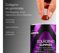 Aldous Collagen With Magnesium And Hyaluronic Acid 120 With Q10 And Vitamins C B12 D3 And A Gummies One Size