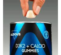 Aldous D3 K2 + Calcium 120 Gummies Bones Teeth Muscles Vitamin One Size