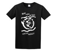 Aldous Huxley - Brave New World 1St Edition Cover Literature Men Simple Tshirt Black M