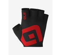 Alé Cycling Unisex Air Summer Cycling Mitts, Black/Red, L