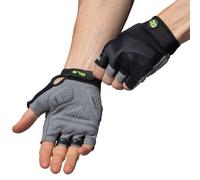 Alé Cycling Unisex Comfort Summer Cycling Mitts, Black, XS