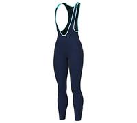 ALE' Alé Women's Klimatik K-Atmo 2.0 Water Repellent Bib Tights, Navy Blue, M