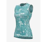 Ale Break Sleeveless Base Layer Blue M Woman