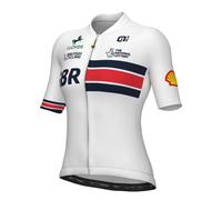 ALE British Cycling Official Prime Jersey Womens - Short Sleeve, White, Team GB