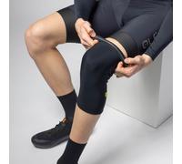 Ale Clothing Bicycle Cycle Bike Termico Kneewarmers Black - One Size