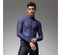 Alé Cycling Men's Pragma Cosmic Long Sleeve Cycling Jersey, Myrtle, XL