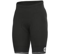 Alé Cycling Men's Solid Corsa Shorts, Black/White, XL