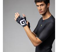 Alé Cycling Unisex Air Summer Cycling Mitts, Black/White, XXL