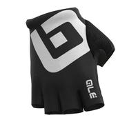 Alé Cycling Unisex Air Summer Cycling Mitts, Black/White, XL