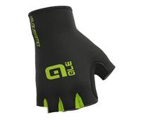 ALE Cycling Gloves - Velocissimo Summer Mitts - Fingerless, Black/Yellow