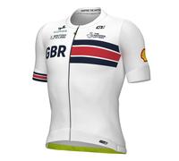 Ale Cycling Jersey Mens UK - Team GB Official PR-S 2.0 Short Sleeved Summer