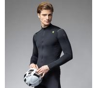 Alé Cycling Men's R-EV1 Warm Race 3.0 Long Sleeve Jersey, Black, XXL