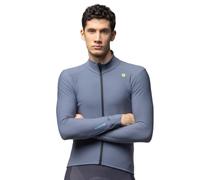 Alé Cycling Men's Klimatik K-Idro Long Sleeve Cycling Jersey, Steel, L