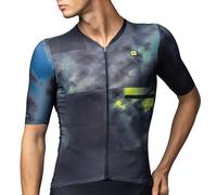 Alé Cycling Men's PR-E Atmosfera Cycling Jersey, Black, XL
