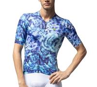 Alé Cycling Men's PR.E Clorofilla Short Sleeve Cycling Jersey, Blue Combo, L