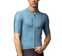 Alé Cycling Men's Pragma Colour Block Short Sleeve Cycling Jersey, Eucalyptus, S