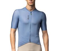 ALE Mens Cycling Jersey - Colour Block Pragma - Summer, Short Sleeve, Steel Blue