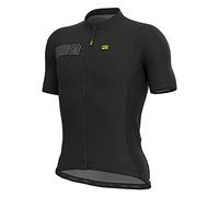 Alé Cycling Men's Pragma Colour Block Short Sleeve Jersey, Black, S