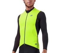 ALE Mens Cycling Gilet Vest - Thermal Clima R-EV1 - Windproof, Yellow L20004460