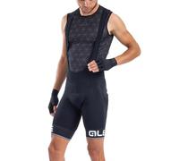 Alé Solid Corsa Bib Shorts Black White - M