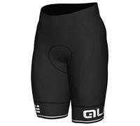 Alé Cycling Men's Solid Corsa Shorts, Black/White, XS