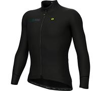 ALE Mens Cycling Jacket - Fondo 2.0 Solid - Thermal, Long Sleeve, Black