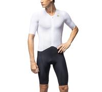 Alé Cycling Men's Triathlon Eagle Short Sleeve Tri Suit, White, XL
