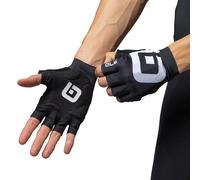 Alé Cycling Unisex Air Summer Cycling Mitts, Black/White, XXL