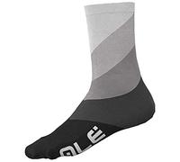 Alé Cycling Unisex Diagonal Digitopre Q-Skin 16cm Cycling Socks, Grey, Medium (EU 40-43)