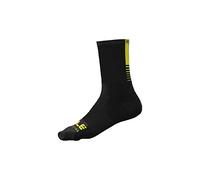 Alé Cycling Unisex Light 16cm Cycling Socks, Black, Medium (EU 40-43)
