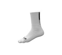 Alé Cycling Unisex Light 16cm Cycling Socks, White, Medium (EU 40-43)