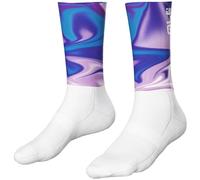 Alé Cycling Unisex Smoothie 21cm Cycling Socks, Purple, Large