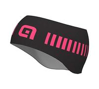 Alé Cycling Unisex Strada Earband Headgear, Black/Fluo Pink, One Size