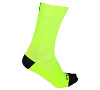 Alé Cycling Unisex Team Q-Skin 18cm Cycling Socks, Fluo Yellow, Medium (EU 40-43)