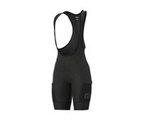 Alé Cycling Women's Off Road - Gravel Stones Cargo Bib Shorts, Black, XL