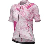 Alé Cycling Women's PR.E Marble Short Sleeve Cycling Jersey, Fuchsia, S