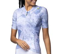 Alé Cycling Women's PR.E Marble Short Sleeve Cycling Jersey, Iris, L