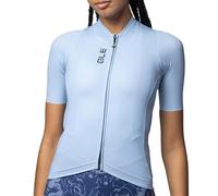 Alé Cycling Women's Pragma Colour Block Short Sleeve Cycling Jersey, Aqua, S
