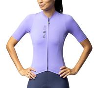 Alé Cycling Women's Pragma Colour Block Short Sleeve Cycling Jersey, Lilac, S
