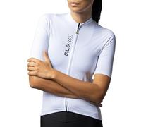 Alé Cycling Women's Pragma Colour Block Short Sleeve Cycling Jersey, White, XL