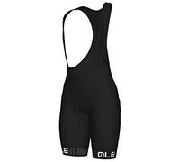 Alé Cycling Women's Pragma Traguardo Bib Shorts, Black/White, M