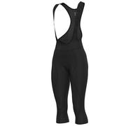 Alé Cycling Women's Pragma Winter 3/4 Bib Tights, Black, XL