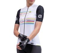 Alé Cycling Women's PRS Logo Short Sleeve Jersey, White, L