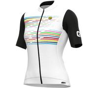 Alé Cycling Women's PRS Logo Short Sleeve Jersey, White, M