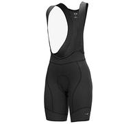 Alé Cycling Women's PRS Master 2.0 Bib Shorts, Black/Charcoal Grey, M
