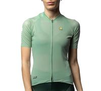 Alé Cycling Women's R-EV1 Silver Cooling Short Sleeve Jersey, Mint Green, XL