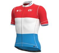 Ale Groupama Fdj 2021 Luxembourg Champion Pr-s Short Sleeve Jersey Red,White,Blue L Men L Red / White / Blue